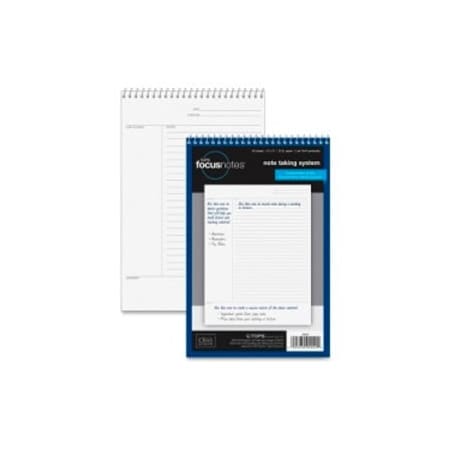 Tops Business Forms Tops Steno Notebook, 15 lb, Project Ruled, 6"x9", 80 Sheets, White 90222